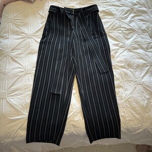Striped dress pants